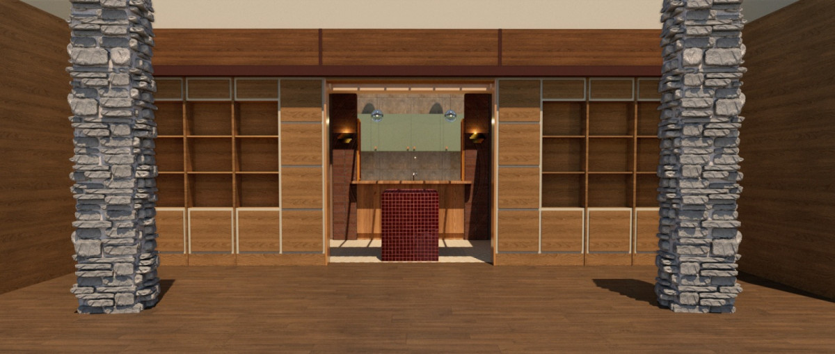 INSTAX - Fuiji - Living room - final sketch